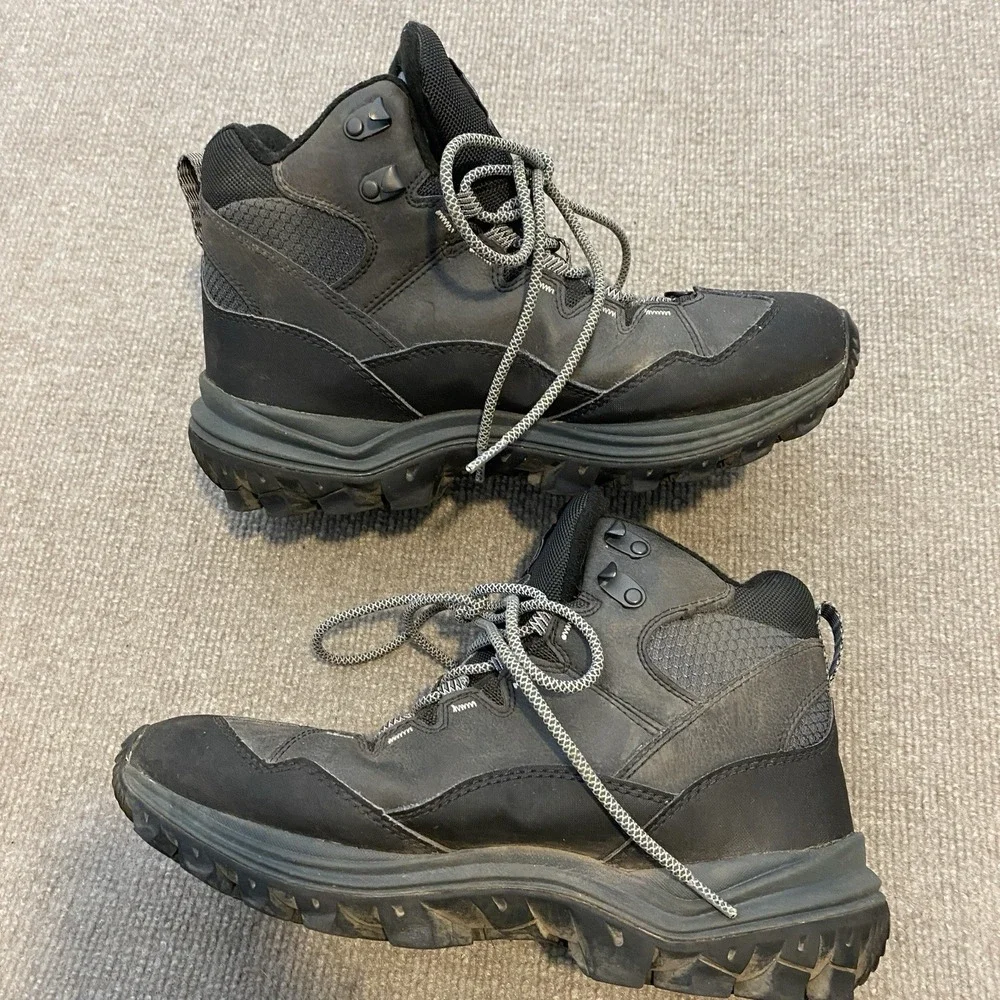 Merrell Snow Boots Mens Size 9 Black Insulated Lace Up Winter Hiking‎ J16467Z